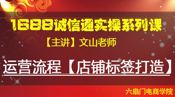 VIP系列课《运营流程【店铺标签打造】》文山